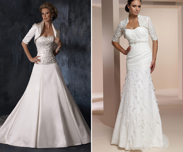 two piece wedding dresses