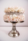 Bejeweled wedding cakes