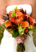 Cala lily wedding bouquet