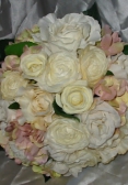 Wedding bouquets with hydrangea