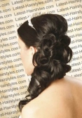 Ponytail wedding hairstyle