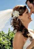 Ponytail wedding hairstyle