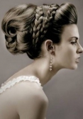 Updo wedding hairstyle