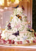 Round Petal Wedding Cake