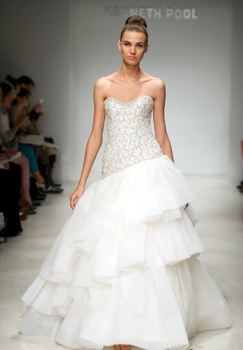 Wedding dress trends Kenneth Pool collection