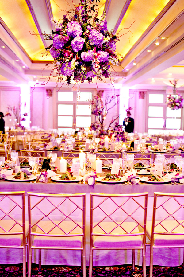 wedding-decor-hanging-flowers-purple-hindu