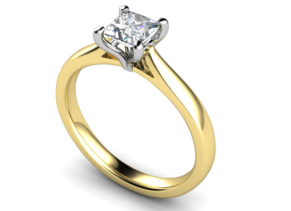 Princess-cut-diamond-engagment-ring