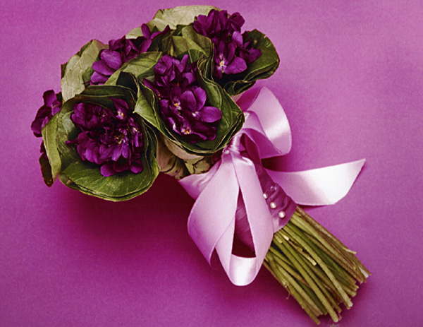 Violets Wedding Flowers