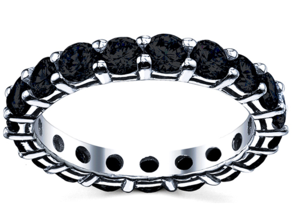 Wedding Rings with Black Diamonds