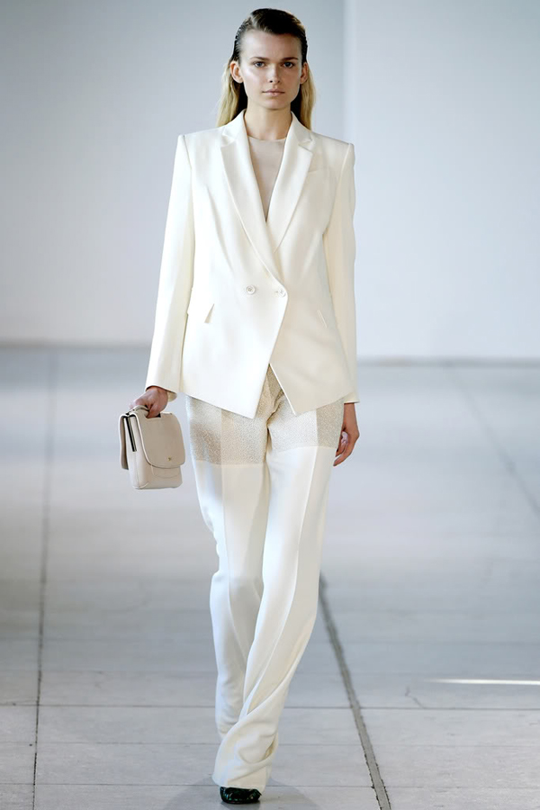 Antonio Berardi White Trouser Suit