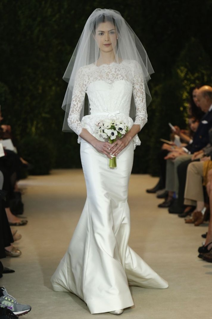 Classy And Chic Carolina Herrera Spring 2014 Wedding Dress 