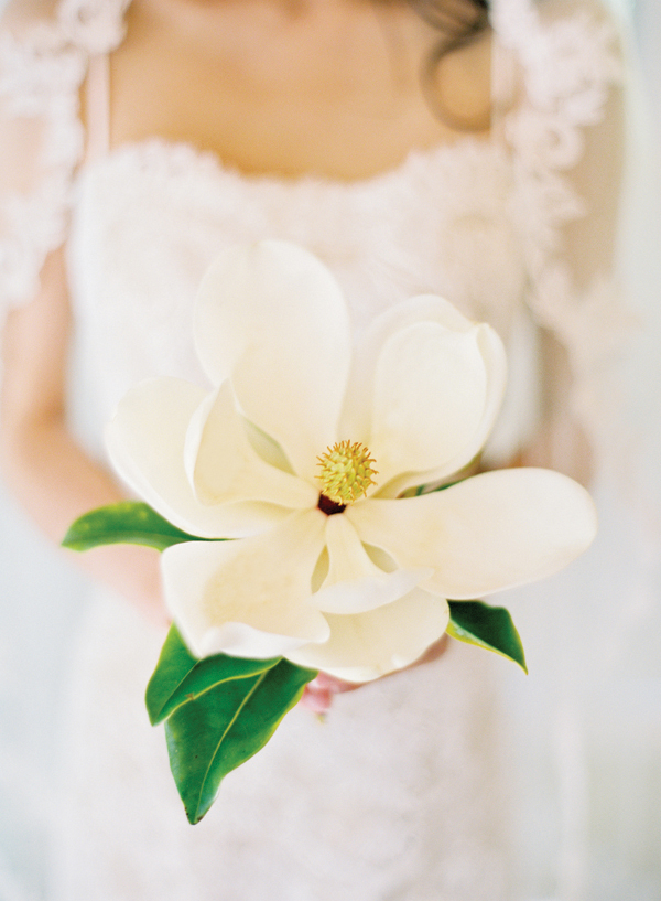 flowers-for-unusual-wedding-bouquet-magnolia | WeddingElation