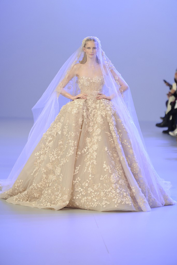 Elie Saab Spring 2014 couture wedding dress