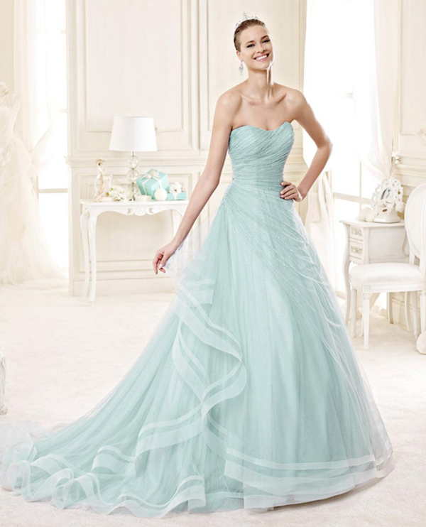 Mesmerizing gown in lucite green