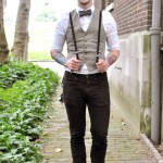 Country wedding look for a man
