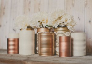 Tin can vases