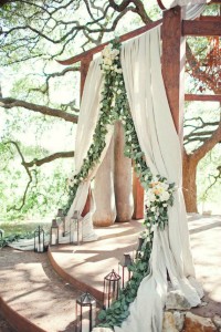 wedding arch arrangement