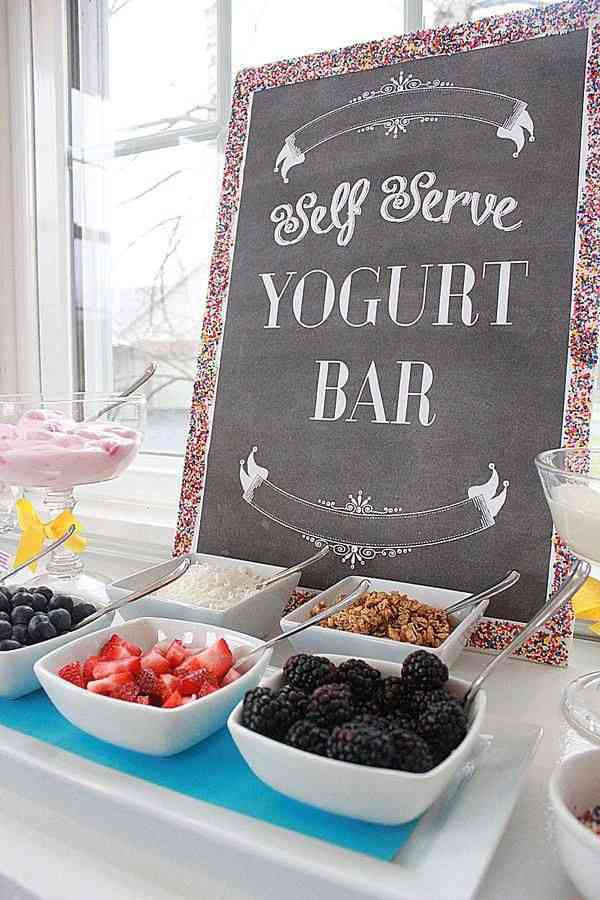 Yogurt bar sign