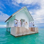 Wedding pavilion in Maldives
