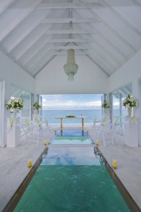 Wedding pavilion in Maldives