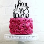 Rose swirl hot pink cake