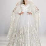 Christian Siriano wedding lace gown