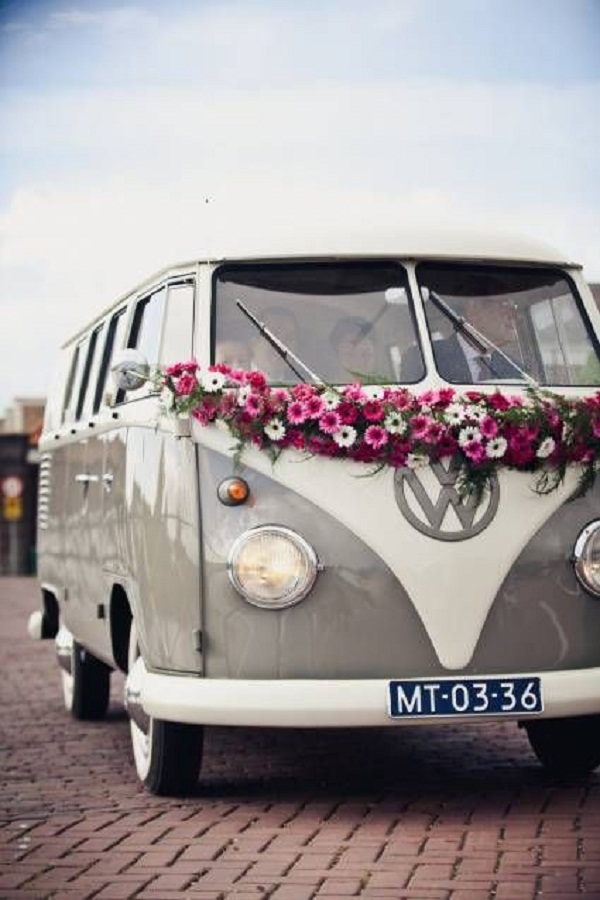 Original London Double Decker Bus Wreath Made In Flowers - Funeral