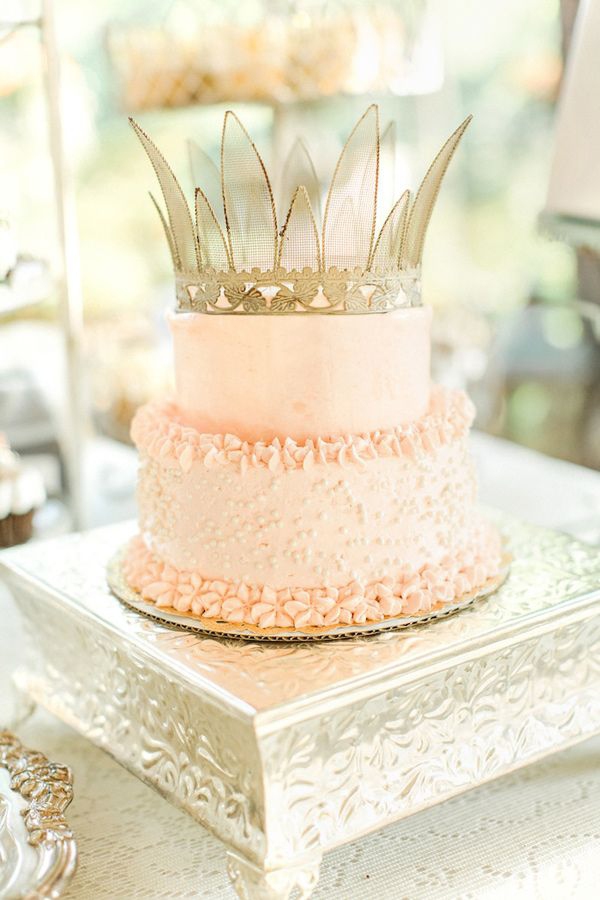 crowned cake