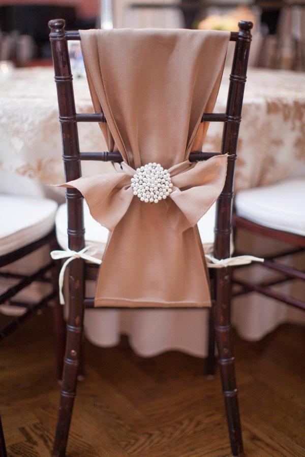 Wedding chair decor